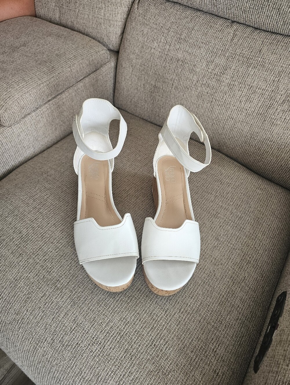 Franco Sarto Women's Perfetto Cork Wedge Sandal - Picture 3 of 7